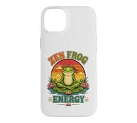 Carcasa para iPhone 14 Plus Meditación Zen-Yoga del Yoga Zen-Frog-Energy Pilates Rana