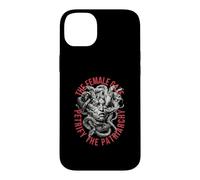 Carcasa para iPhone 14 Plus Medusa Mitología Griega Divertido Feminista Feminismo Vintage