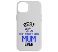 Carcasa para iPhone 14 Plus Mejor Reptil Lindo de la Madre eslizante de Lengua Azul