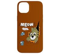 Carcasa para iPhone 14 Plus Meow Finding Mouse, Cats & Mice Illustration Graphic Designs