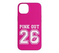 Carcasa para iPhone 14 Plus Mes de concientización sobre el cáncer de Mama del Equipo de fútbol Pink out 2026