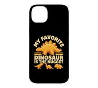 Carcasa para iPhone 14 Plus Mi Dinosaurio Favorito es el Nugget - Funny Food Dino Nuggets