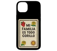 Carcasa para iPhone 14 Plus Mi Familia ES Todo Corillo Latino México Divertido Tiempo en Familia