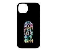 Carcasa para iPhone 14 Plus Mi Gente Favorita me Llama tía Anna Nombre tía