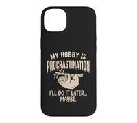 Carcasa para iPhone 14 Plus Mi pasatiempo es la procrastinación Divertido
