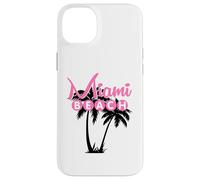Carcasa para iPhone 14 Plus Miami Beach Florida Palmera Retro Tropical