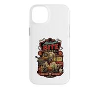 Carcasa para iPhone 14 Plus Midnight Bite Diner Spooky Skeleton Chef Gráfico
