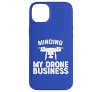 Carcasa para iPhone 14 Plus Minding My Drone Business Divertido Drone