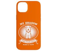 Carcasa para iPhone 14 Plus Miniature Schnauzer My Dog is My Shadow Funny Pet Dog Lover