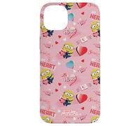 Carcasa para iPhone 14 Plus Minions Big Heart All Over Print