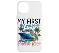 Carcasa para iPhone 14 Plus Mis primeras Vacaciones en Crucero en Puerto Rico