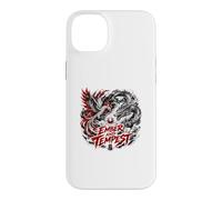 Carcasa para iPhone 14 Plus Mito Elemental del dragón fénix de ascua y tempestad