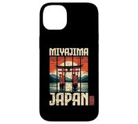 Carcasa para iPhone 14 Plus Miyajima Japón Torii Gate Anime Sunset Kanji Otaku Souvenir