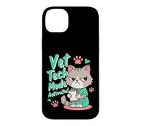 Carcasa para iPhone 14 Plus Modo Vet Tech Activado Funny Cat Veterinary