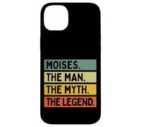 Carcasa para iPhone 14 Plus Moises The Man The Myth The Legend - Cita Personalizada Divertida