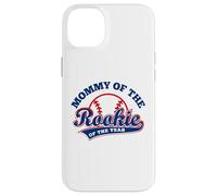 Carcasa para iPhone 14 Plus Mom Baseball Mommy of The Rookie of The Year First Birthday