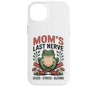 Carcasa para iPhone 14 Plus Mom'S Last Nerve Frog Gardener Seeds Stress Floors