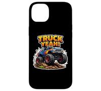 Carcasa para iPhone 14 Plus Monster Truck Yeah Funny Pun Wordplay Fan Lover Evento Cita