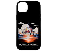 Carcasa para iPhone 14 Plus Mont Saint Michel France Normandy Catholic Travel Lover