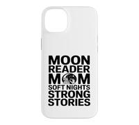 Carcasa para iPhone 14 Plus Moon Reader Mamá Noches Suaves Historias Fuertes
