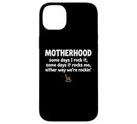 Carcasa para iPhone 14 Plus Motherhood Some Days I Rock It Some Days It Rocks Me