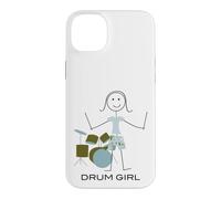 Carcasa para iPhone 14 Plus Mujeres Divertidas Bateristas, Chicas músicas Bateristas