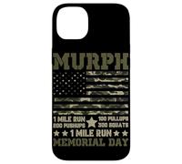 Carcasa para iPhone 14 Plus Murph 1 Mile Run 100 Pullups 200 Flexiones 300 Sentadillas 1 Milla R