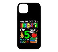 Carcasa para iPhone 14 Plus My First Day of Kindergarten 1st Day of School Boys Girls