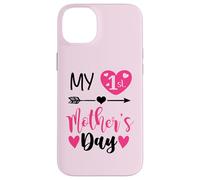 Carcasa para iPhone 14 Plus My First Mothers Day Outfit Mommy 1st Time Mom Happy Mother