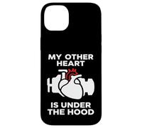 Carcasa para iPhone 14 Plus My Other Heart Is Under The Hood Quote