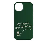 Carcasa para iPhone 14 Plus My Swing Tenía Potencial Golf Humor Golfista Cita Divertida