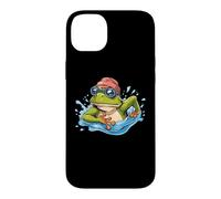 Carcasa para iPhone 14 Plus Nadador Agua Piscina Buceo Anfibio Salto Natación Rana