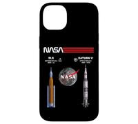 Carcasa para iPhone 14 Plus NASA Artemis Apollo Luna Misión SLS Saturn V