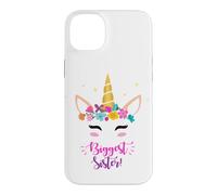 Carcasa para iPhone 14 Plus New Baby Girls Biggest Sister Unicorn