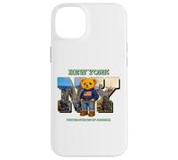 Carcasa para iPhone 14 Plus New York City Skyline & Cute Teddy Bear with NYC Graphic
