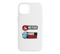 Carcasa para iPhone 14 Plus No Miedo Más Votos Democracia Diseño de Votación