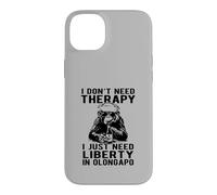 Carcasa para iPhone 14 Plus No Necesito Terapia, Solo Necesito Libertad en Olongapo Design