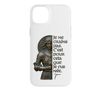 Carcasa para iPhone 14 Plus No Tengo Miedo. Nací para Hacer Esto. Juana de Arco Francesa