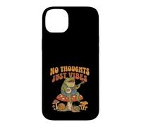 Carcasa para iPhone 14 Plus No Thoughts Just Vibes Frog Mindfulness Meditation Mushroom