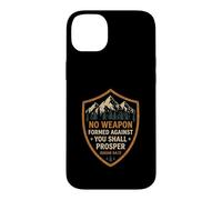 Carcasa para iPhone 14 Plus No Weapon Formed Against You Shall Prosper Versículo