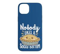 Carcasa para iPhone 14 Plus Nobody Likes A Soggy Bottom British Baking Texto Blanco