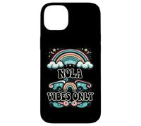 Carcasa para iPhone 14 Plus NOLA Vibes Only Cute Retro Girls NOLA Name