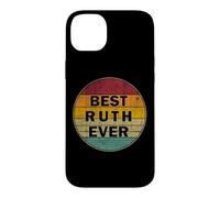 Carcasa para iPhone 14 Plus Nombre Personalizado Ruth I Love Ruth Retro Vintage Style