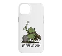 Carcasa para iPhone 14 Plus Nos levantamos al Amanecer Temporada Espeluznante Rana Meme Zombie Halloween