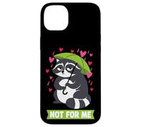 Carcasa para iPhone 14 Plus Not For Me Funny Grouchy Raccoon Anti-Valentine Humor