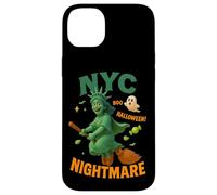Carcasa para iPhone 14 Plus NYC Nightmare Halloween Design - cuteStatue of Liberty Witch