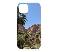 Carcasa para iPhone 14 Plus Obra de Arte del Paisaje del palmeral del Oasis del cañón del Desierto