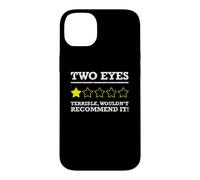 Carcasa para iPhone 14 Plus Ojo de Cristal de prótesis de Ojo Medio Ciego Divertido