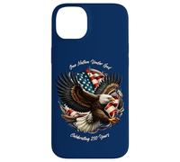 Carcasa para iPhone 14 Plus One Nation, One God - Vintage Watercolor Eagle 1776-2026 250
