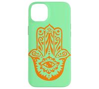Carcasa para iPhone 14 Plus Orange Hamsa Yoga Mediación